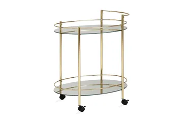 Drinkvagn & Rullbord Wohnling Guld - Møbler - Bord - Serveringsvogn - Drinkvogn
