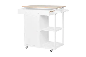 Heres Serveringsbord - Hvit - Møbler - Bord - Serveringsvogn - Drinkvogn