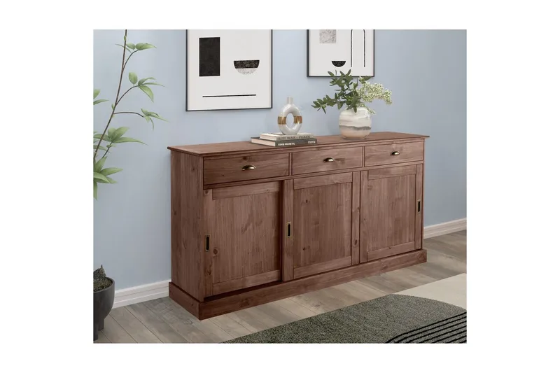 Skjenk Harry 170x40x85 cm, Brun - 170x40x85 cm, Brun - Oppbevaring - Oppbevaringsmøbler - Sideboard & skjenker