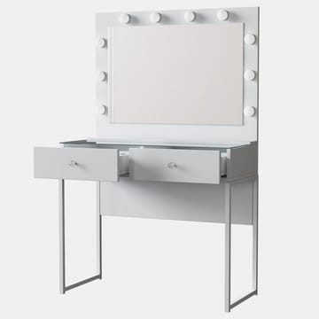 Sminkebord Wallxpert Eska BJ158 (90 x 141,8 x 40 cm) Hvit - Hvit - Møbler - Bord - Sminkebord & toalettbord