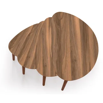 Childress settbord 68 cm - Valnøtt - Møbler - Bord - Sofabord - Kistebord