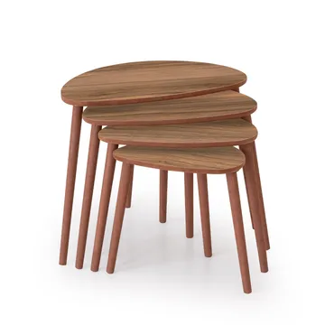 Childress settbord 68 cm - Valnøtt - Møbler - Bord - Sofabord - Kistebord