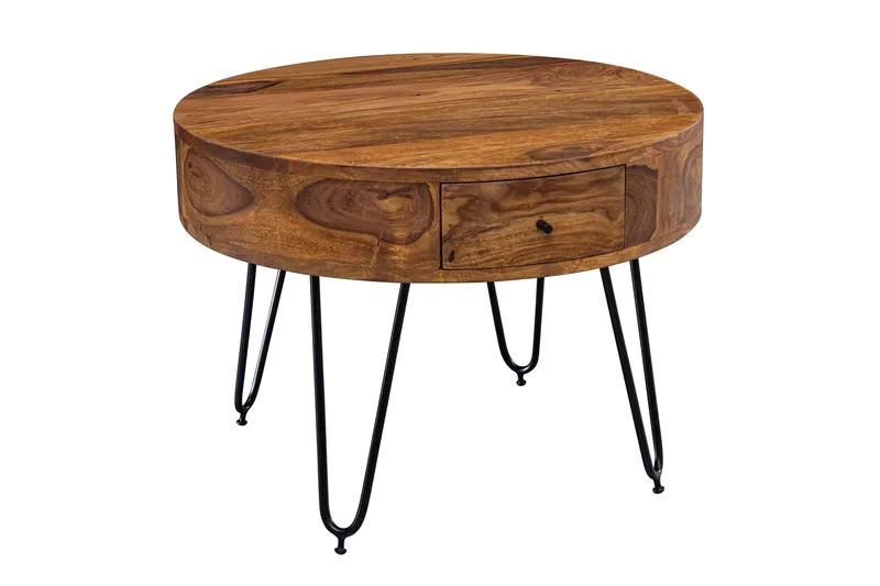 Dulian Sofabord 60 cm, Brun