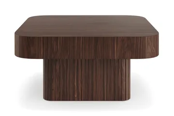 Kopparbo Sofabord 80 cm - Mørk brun valnøttre - Møbler - Bord - Sofabord