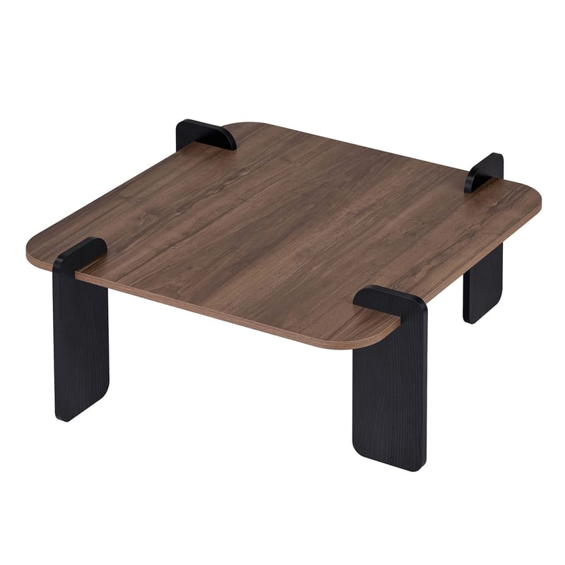 Sofabord Nordure Marais (90 x 35 x 90 cm) Valnøttre svart - Møbler - Bord - Sofabord