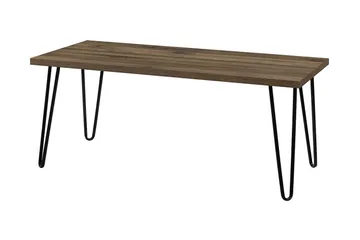 Owen Sofabord 107 cm Valnøttsbrun/Svart - Dorel Home - Møbler - Bord - Sofabord