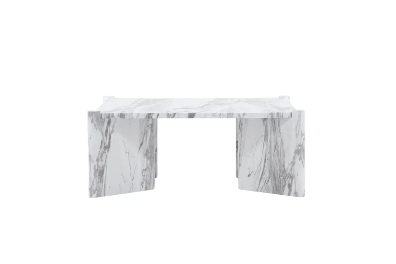 Rogaland Sofabord 100x100 cm, Hvit