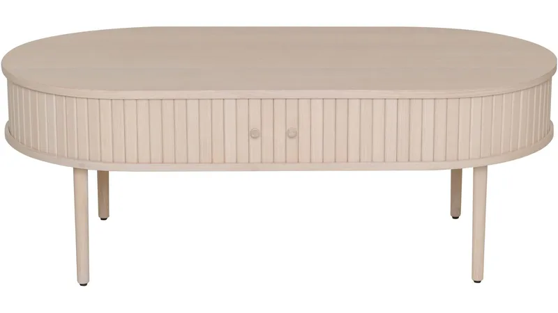 Sofabord Yngvar 120x60 cm, Hvitpigmentert eik