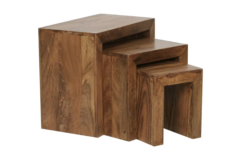 Telander Settbord 3-pk, Brun