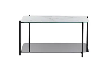 Soffbord Beliani Gloster Black||White - Møbler - Bord - Sofabord