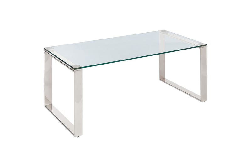 Soffbord Beliani Tilon Guld/transparent Silver||Transparent