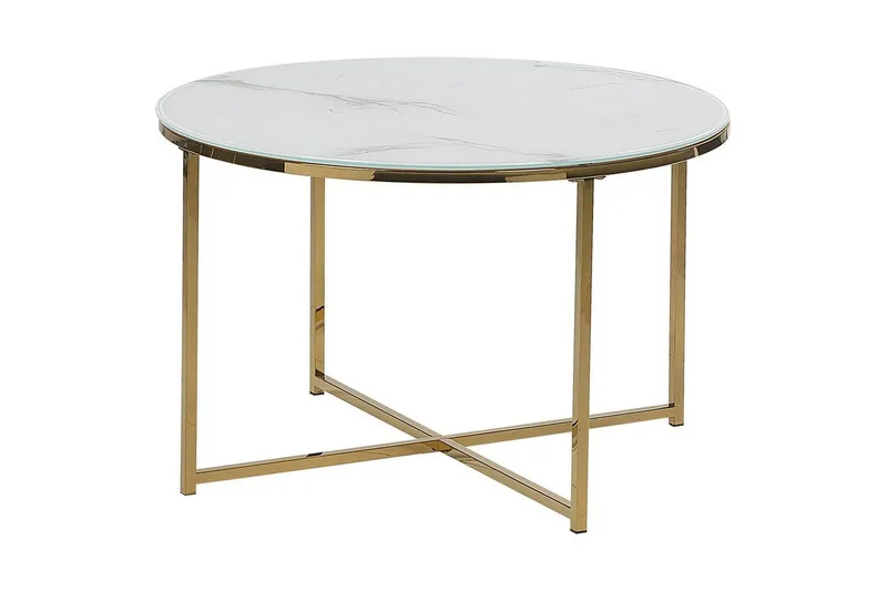 Soffbord Vit, Guld