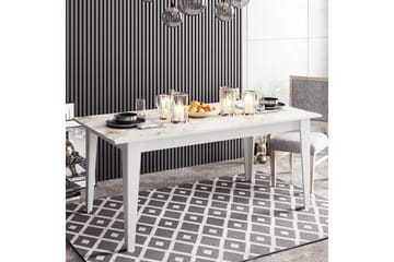 Bascle Spisebord 180 cm - Hvit - Møbler - Bord - Spisebord & kjøkkenbord