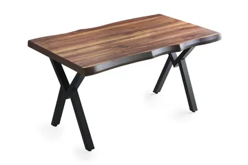 Davirustrel Spisebord 140 cm - Valnøtt - Møbler - Bord - Spisebord & kjøkkenbord