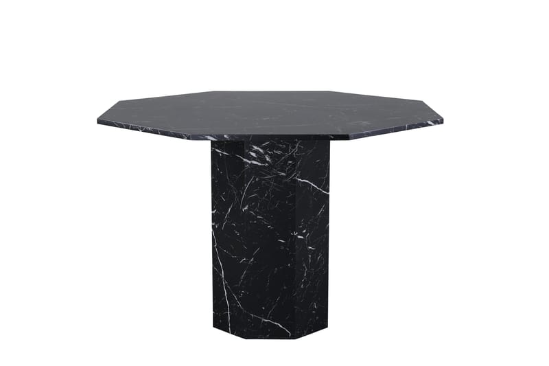 Marbs Spisebord 110 cm Rundt, Svart