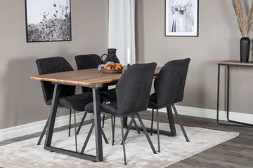 Leah Forlengningsbar bord med 4 Sumoas Spisestoler - Møbler - Bord - Spisegrupper
