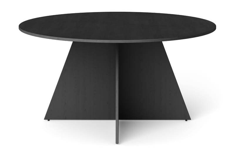 Vera rundt spisebord ø150 cm Finér - Svart - Møbler - Bord - Spisebord & kjøkkenbord