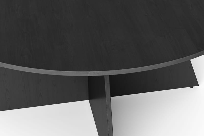 Vera rundt spisebord ø150 cm Finér - Svart - Møbler - Bord - Spisebord & kjøkkenbord