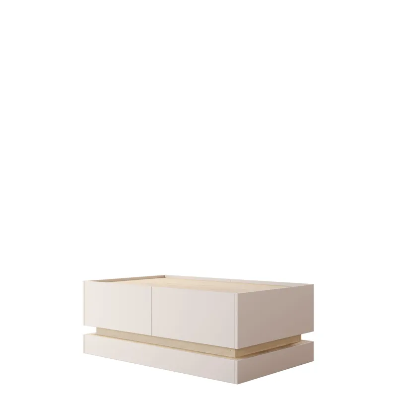 Zelric Sofabord 97 cm, Beige