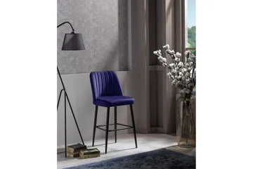 Huddy Bargruppe 49 cm - Sort/Blå - Møbler - Stoler & lenestoler - Barstoler
