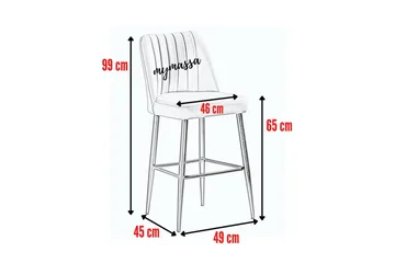 Huddy Bargruppe 49 cm - Møbler - Stoler & lenestoler - Barstoler