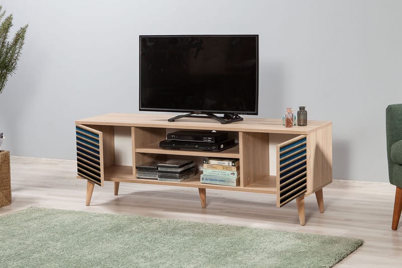 Brokind TV-Benk 140 cm - Brun - Møbler - Mediamøbel & tv møbel - TV-benk & mediabenk