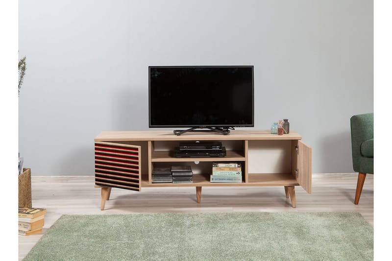 Brokind TV-Benk 140 cm - Brun - Møbler - Mediamøbel & tv møbel - TV-benk & mediabenk