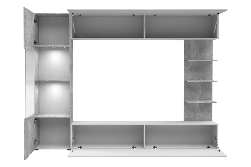 Bunda TV-møbelsett 250x30 cm - Beige - Møbler - Mediamøbel & tv møbel - TV-møbelsett