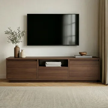 Domar TV-benk 160 cm - Valnøtt - Møbler - Mediamøbel & tv møbel - TV-benk & mediabenk