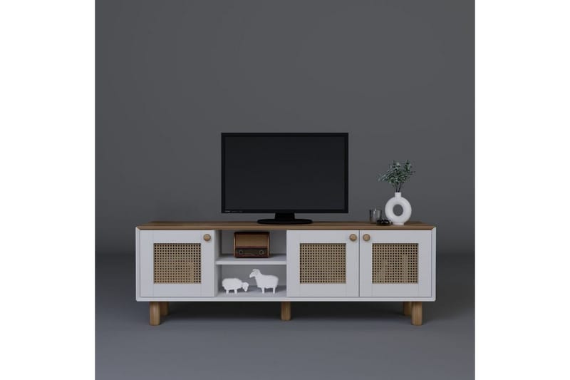 Kuniyoshi TV-benk 160 cm, Eik