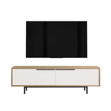 Nilena TV-benk 160x45,1x35,5 cm - eik, hvit - Møbler - Mediamøbel & tv møbel - TV-benk & mediabenk