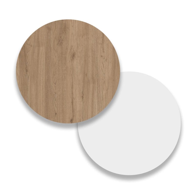 Nilena TV-benk 160x45,1x35,5 cm - eik, hvit - Møbler - Mediamøbel & tv møbel - TV-benk & mediabenk