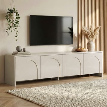 Nomira TV-benk 180 cm - Krem - Møbler - Mediamøbel & tv møbel - TV-benk & mediabenk