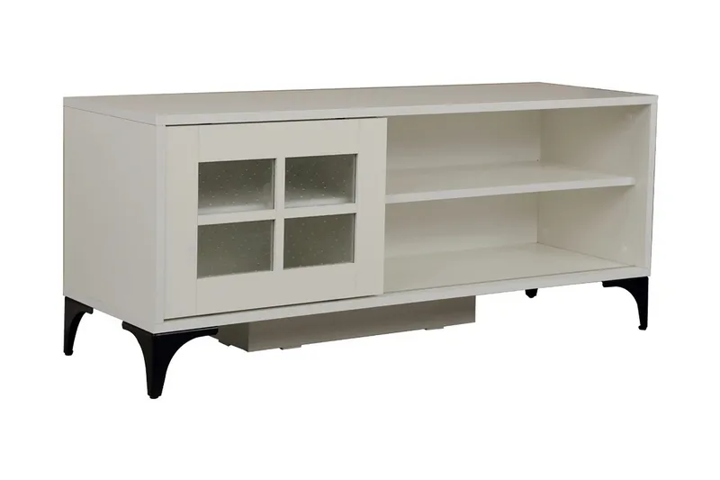 Comfortale TV-benk 125 cm, Hvit
