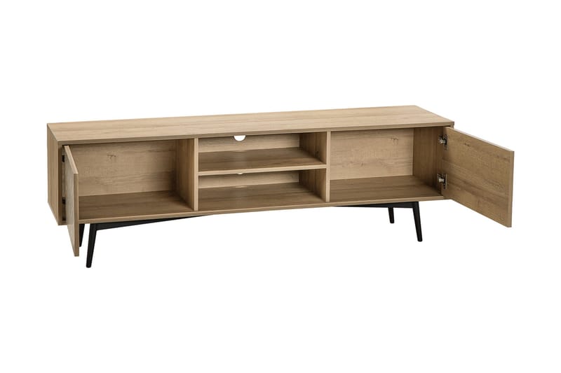 Dariana TV-Benk 160 cm - Tre/Natur - Møbler - Mediamøbel & tv møbel - TV-benk & mediabenk
