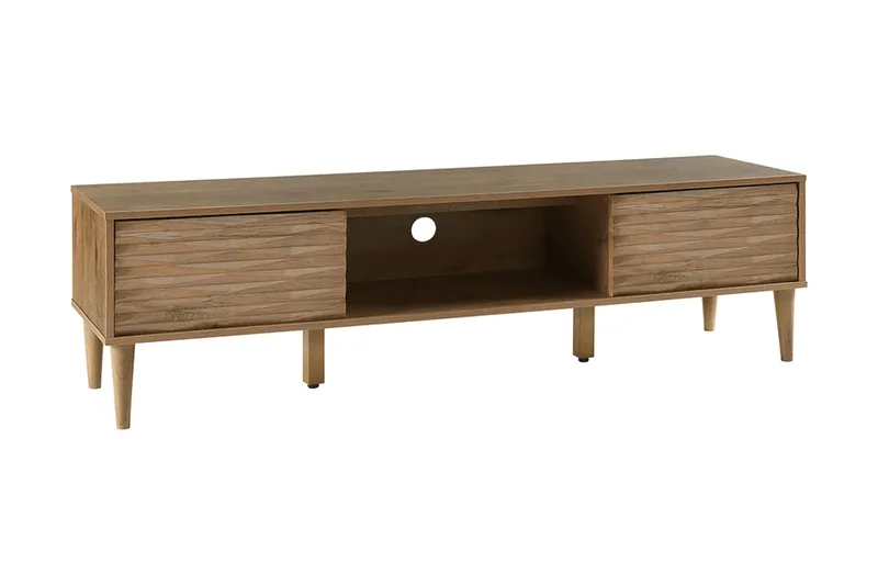 Mccarl TV-Benk 160 cm, Tre/Natur