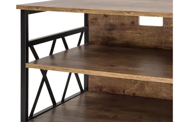 Melnychuk TV-benk 120 cm - Brun - Møbler - Mediamøbel & tv møbel - TV-benk & mediabenk