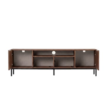 TV-benk Nordure Rivoli (160 x 50 x 35 cm) Milano Valnøtt Svart - Milano valnøtt og svart - Møbler - Mediamøbel & tv møbel - TV-benk & mediabenk
