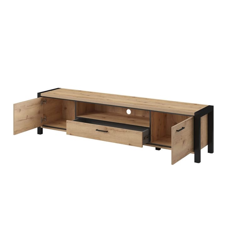 TV-enhet Aktiv 2 dører 1 skuff - 210 cm - Møbler - Mediamøbel & tv møbel - TV-benk & mediabenk