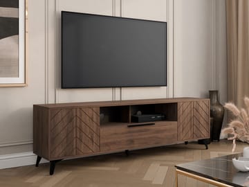 Vemdalen TV-benk 204 cm - brun - Møbler - Mediamøbel & tv møbel - TV-benk & mediabenk