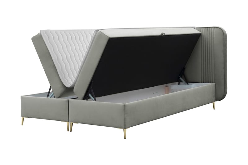 Alani Sengpakke Kontinentalseng 120x200 cm - Beige - Møbler - Senger - Komplett sengepakke