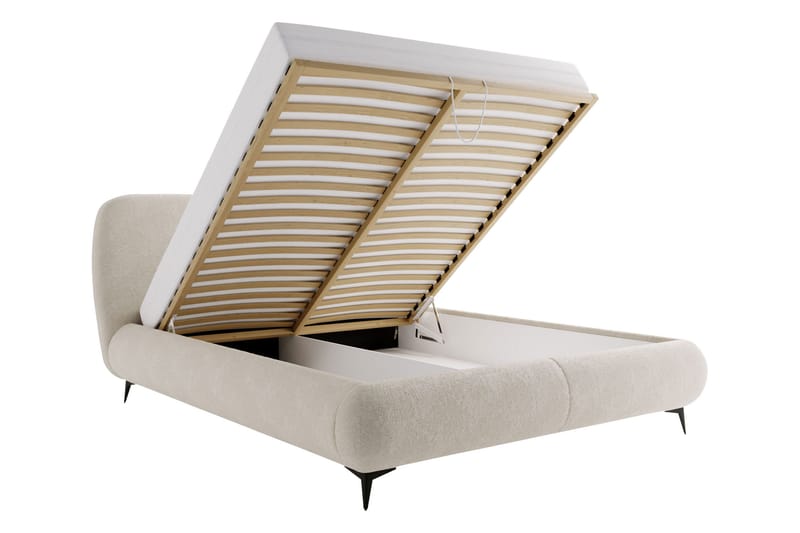 Arondel Oppbevaringsseng - Beige - Møbler - Senger - Sengeramme & sengestamme