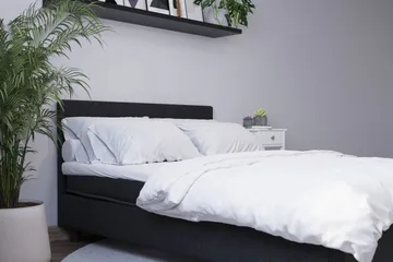 Billingen Komplett Sengepakke 120x200 cm - Svart - Møbler - Senger - Enkeltsenger