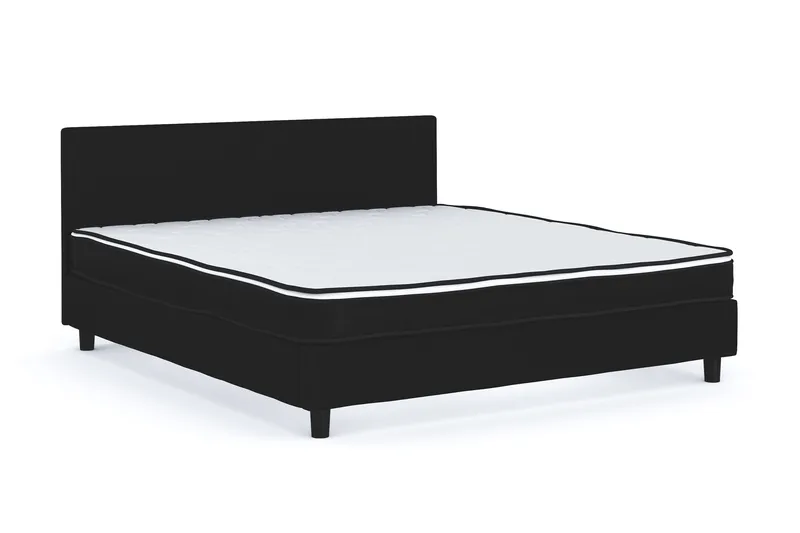Billingen Komplett Sengepakke 180x200 cm, Svart