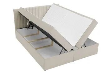 Calrosor Sengepakke Kontinentalseng med Oppbevaring 180x200 cm - Svart - Møbler - Senger - Komplett sengepakke