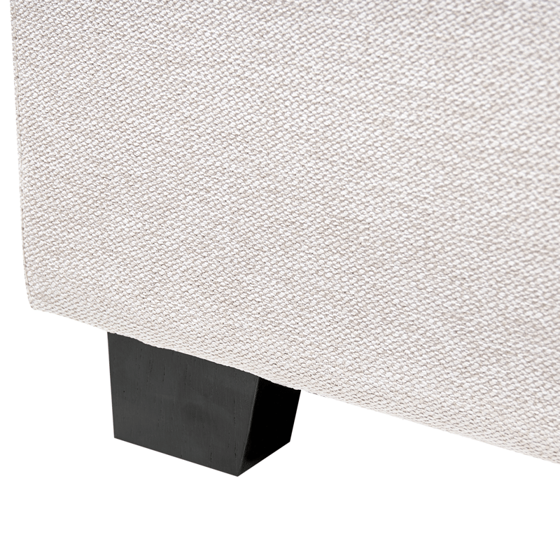 Dobbelseng med lamellram Rouen 180x200 cm - Lys beige - Møbler - Senger - Sengeramme & sengestamme
