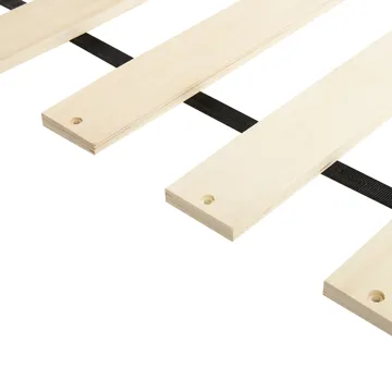 Dobbelseng Noyers 160x200 cm - Off-White - Møbler - Senger - Sengeramme & sengestamme