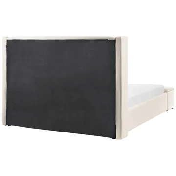 Dobbelseng Noyers 160x200 cm - Off-White - Møbler - Senger - Sengeramme & sengestamme