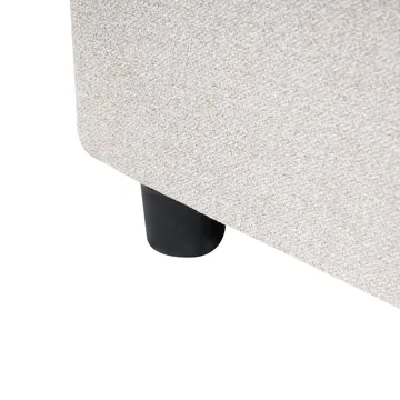 Dobbelseng Prades 180x200 cm - Lys beige - Møbler - Senger - Sengeramme & sengestamme