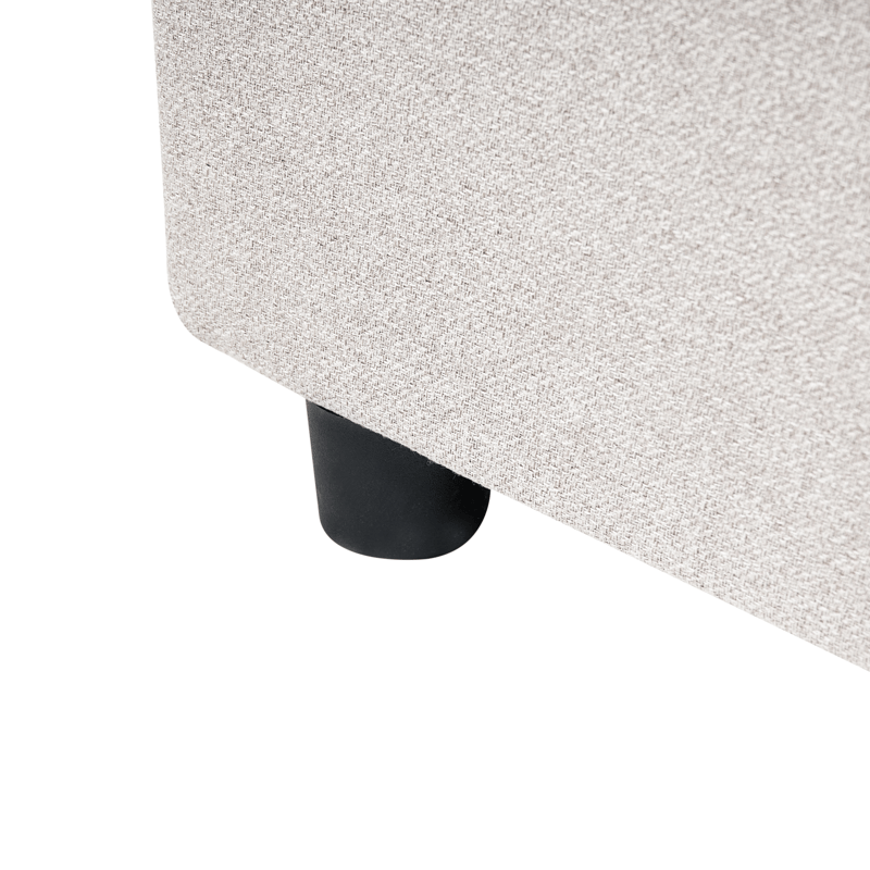 Dobbelseng Prades 180x200 cm - Lys beige - Møbler - Senger - Sengeramme & sengestamme